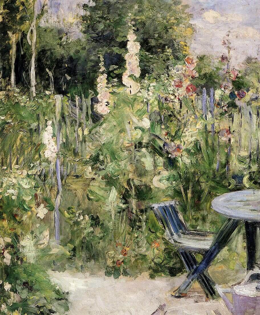 "Malvarrosas" de Berthe Morisot